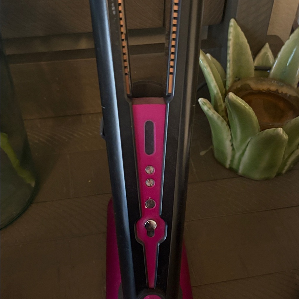 DYSON Pink and Black Hair Straightener